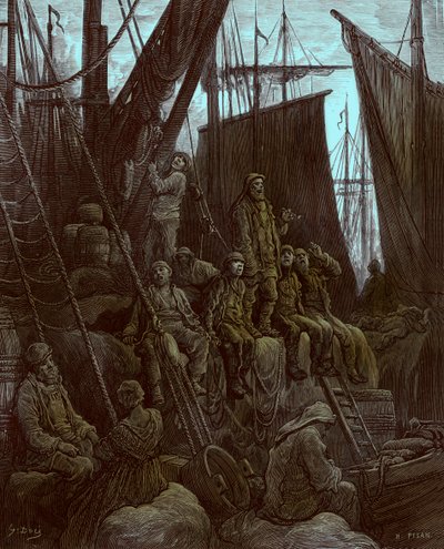 Off Billingsgate by Gustave Dore